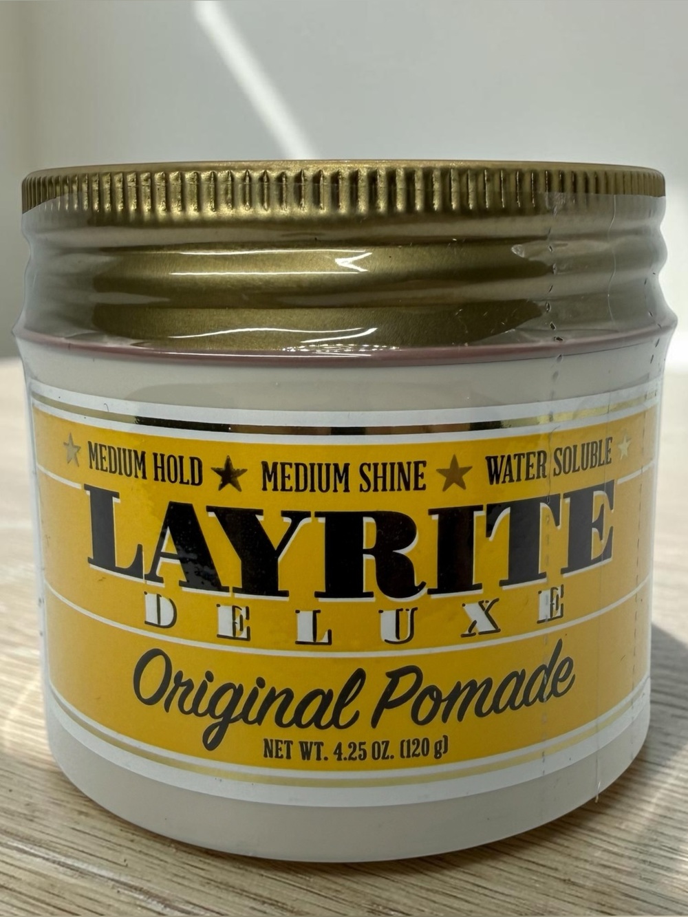 Layrite Deluxe Original Pomade 4.25 oz Water Based Hair Styling Medium Hold